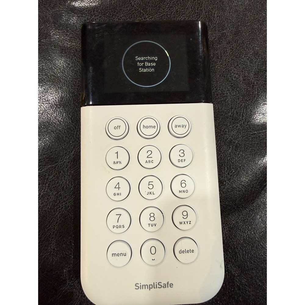 SimpliSafe Wireless Keypad Gen 3 White Black Home Security Alarm SSKP3